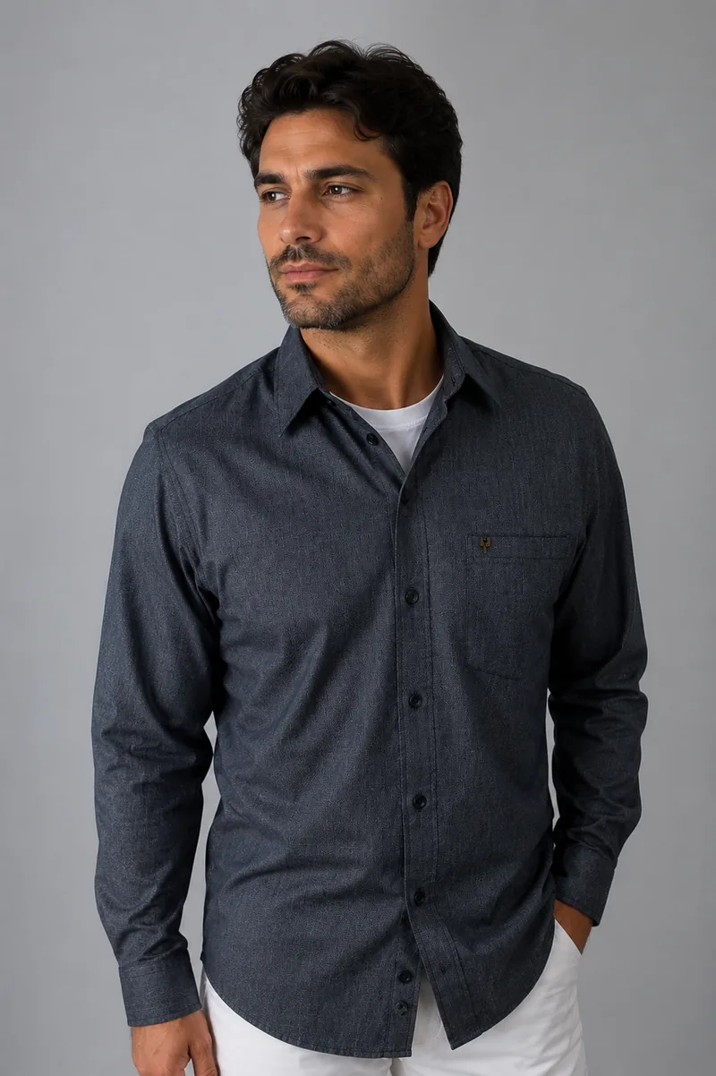 Camisa Social Jeans